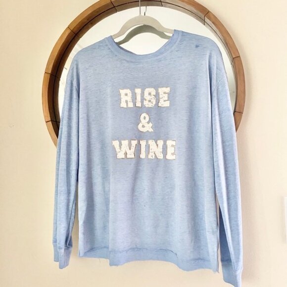 C&C California Distressed Graphic Long Sleeve T-Shirt (NWT) - Picture 1 of 2